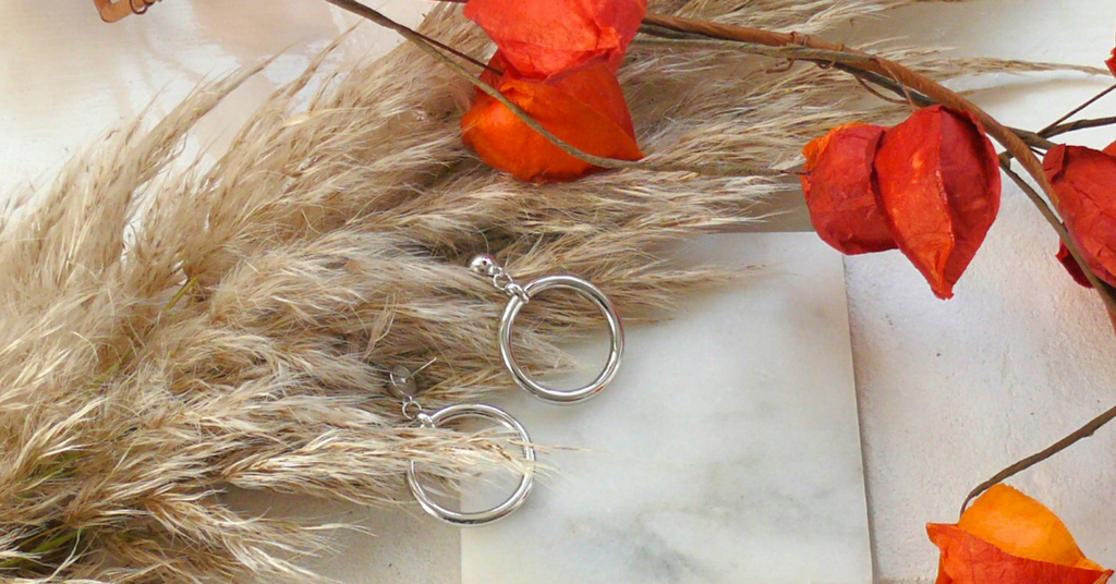 Audrey Hoops in Sterling Silver_Misia Mae London