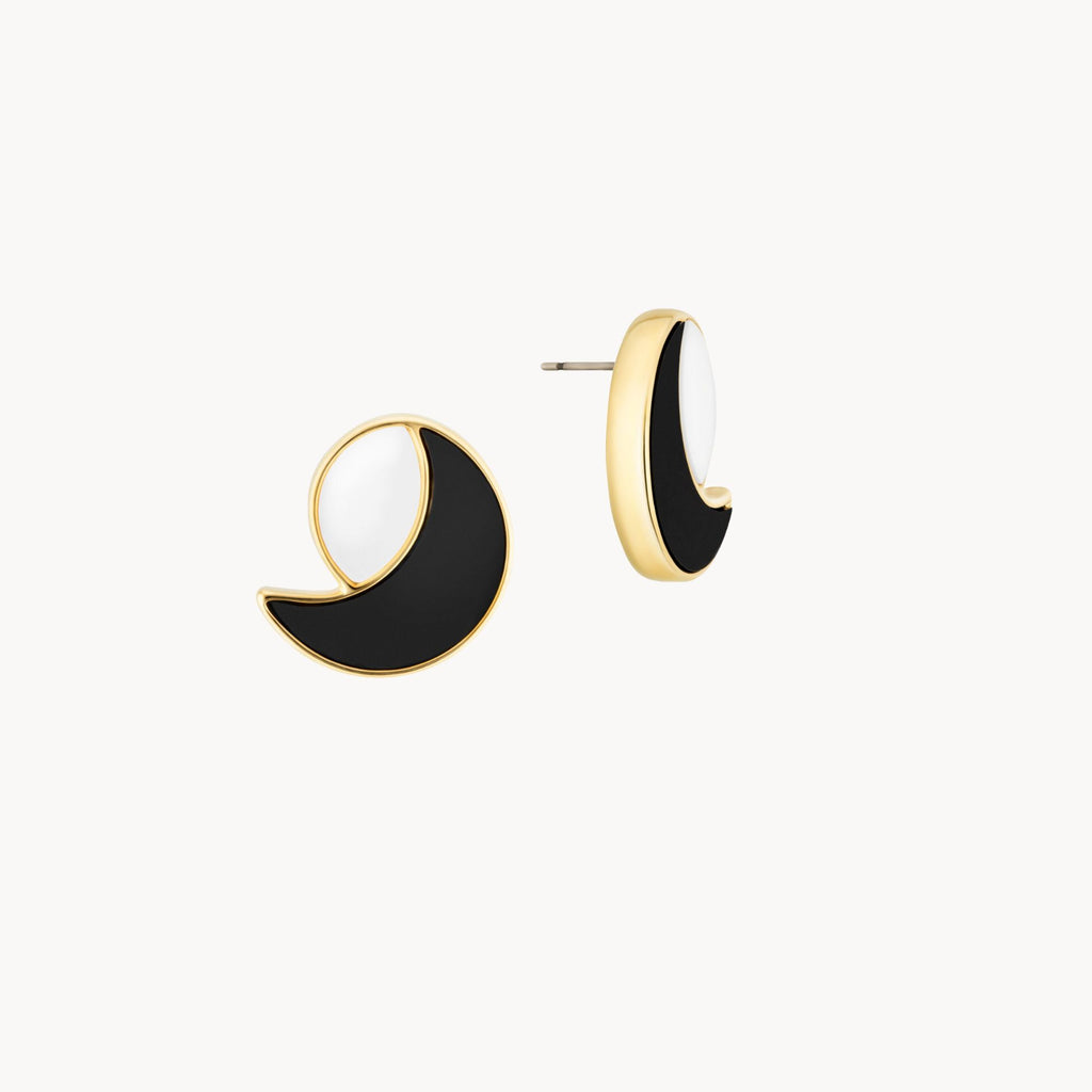 Lucite Moon cocktail earrings - Misia Mae London