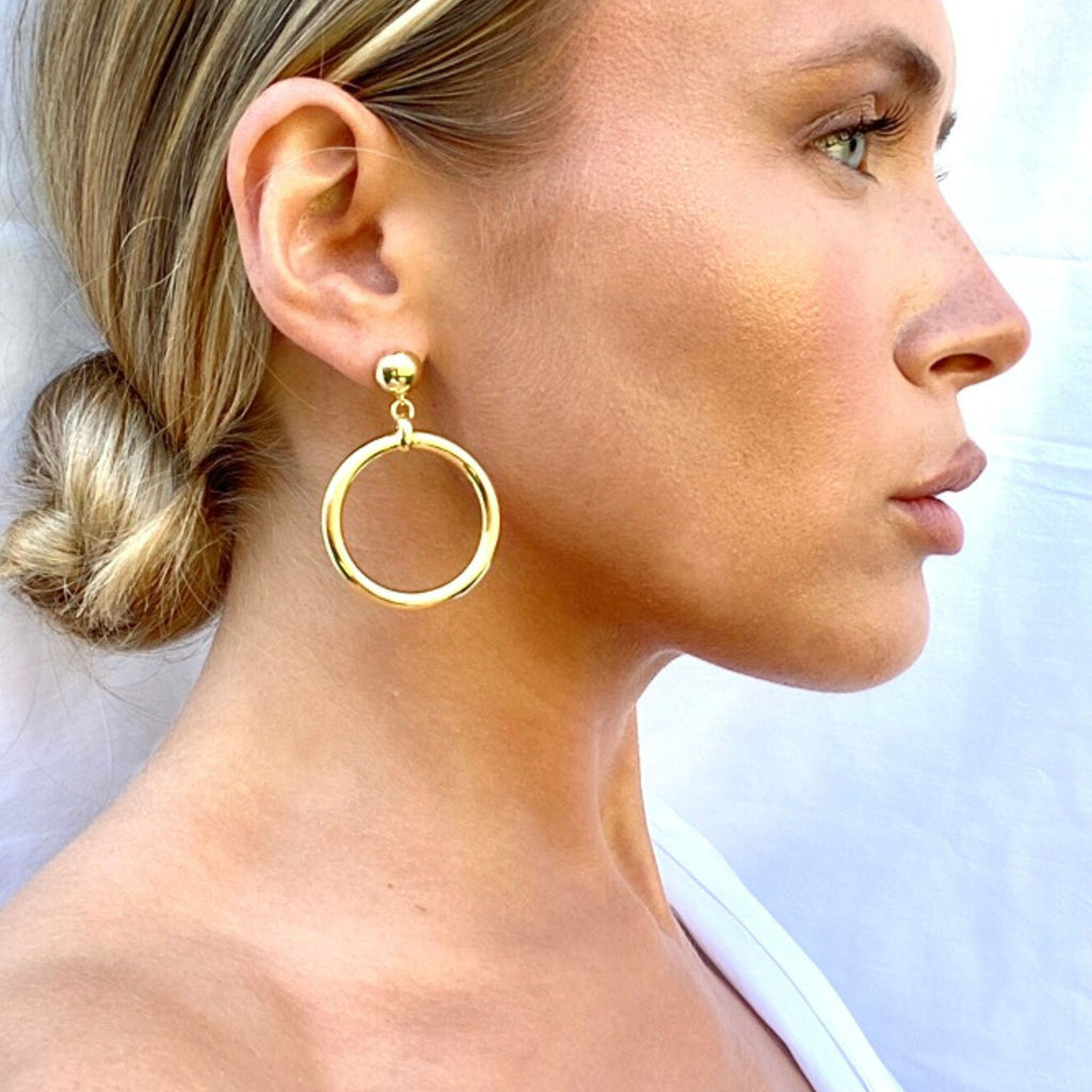 Audrey creole earrings - Misia Mae London
