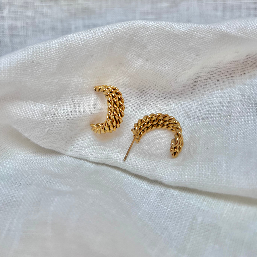 rope earrings by Misia Mae from the Ines collection 